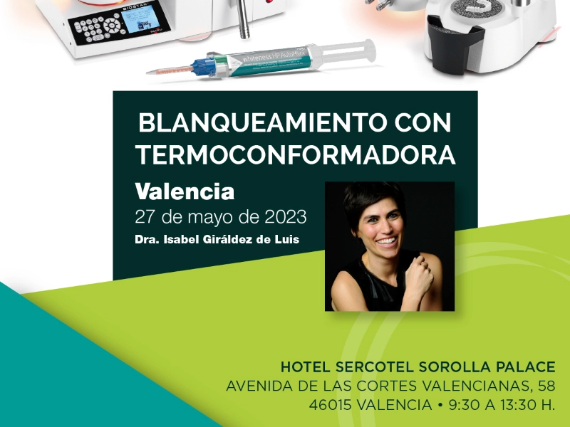 Curso Teórico «Blanqueamiento con Termoconformadora» por la Dra. Giráldez